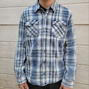 ag adriano goldschmied boy shirt size L